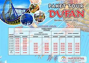 Harga Tiket Dufan 6 Bulan